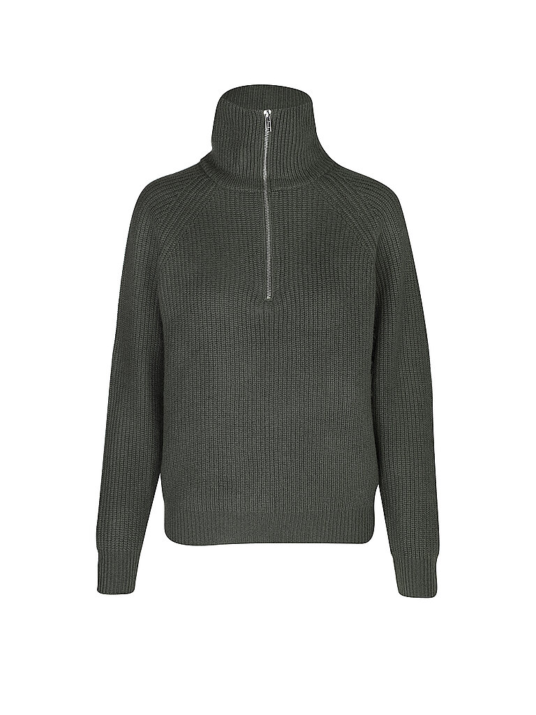 DAVIDA Kaschmirpullover  olive | XL von DAVIDA