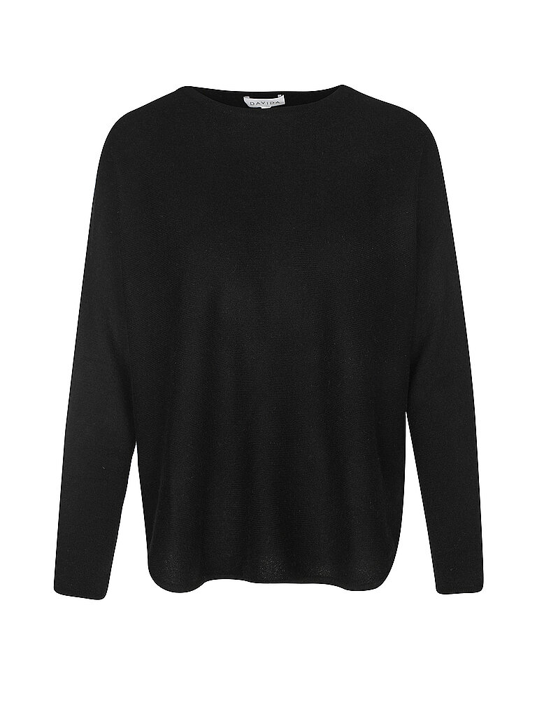 DAVIDA Kaschmirpullover  schwarz | L von DAVIDA