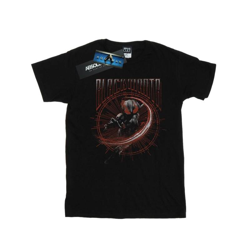 Aquaman Black Manta Circle Tshirt Jungen Schwarz 140/146 von DC COMICS