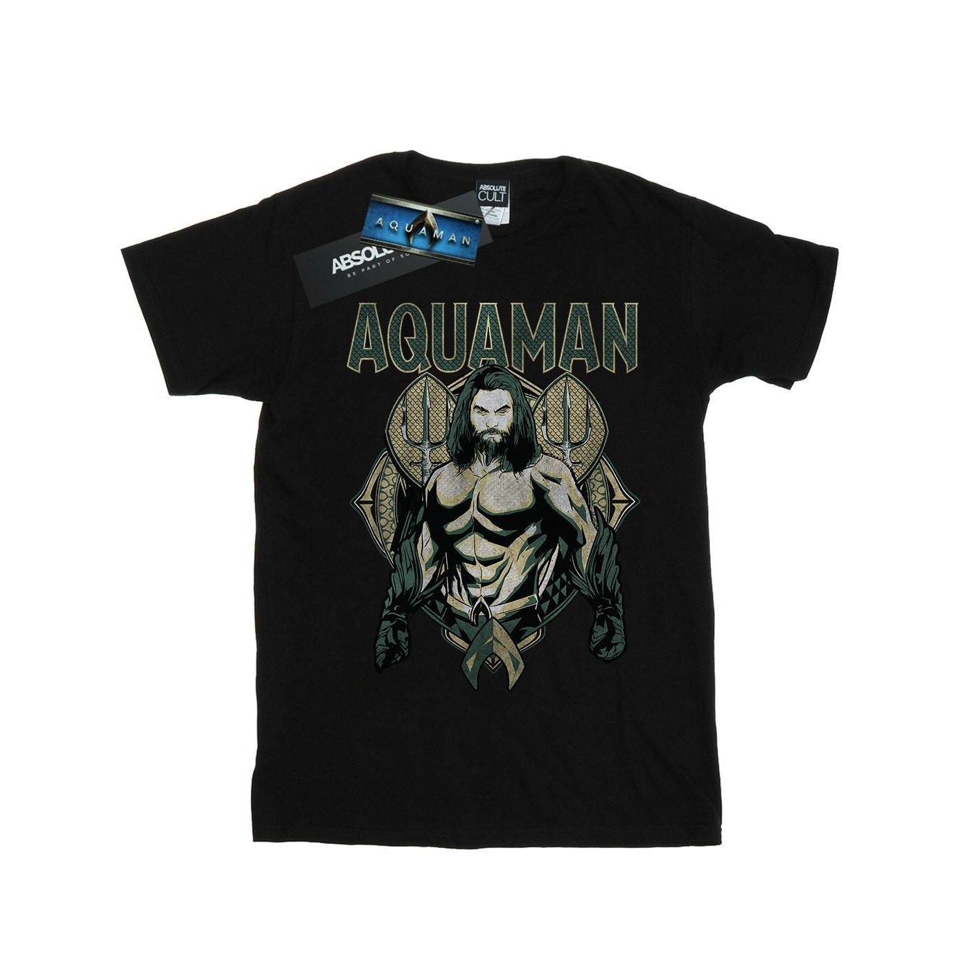 Aquaman Scales Tshirt Herren Schwarz 3XL von DC COMICS
