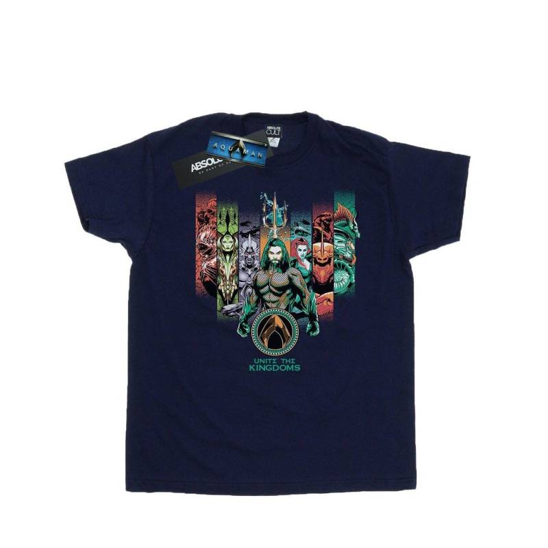 Aquaman Unite The Kingdoms Tshirt Herren Marine XL von DC COMICS