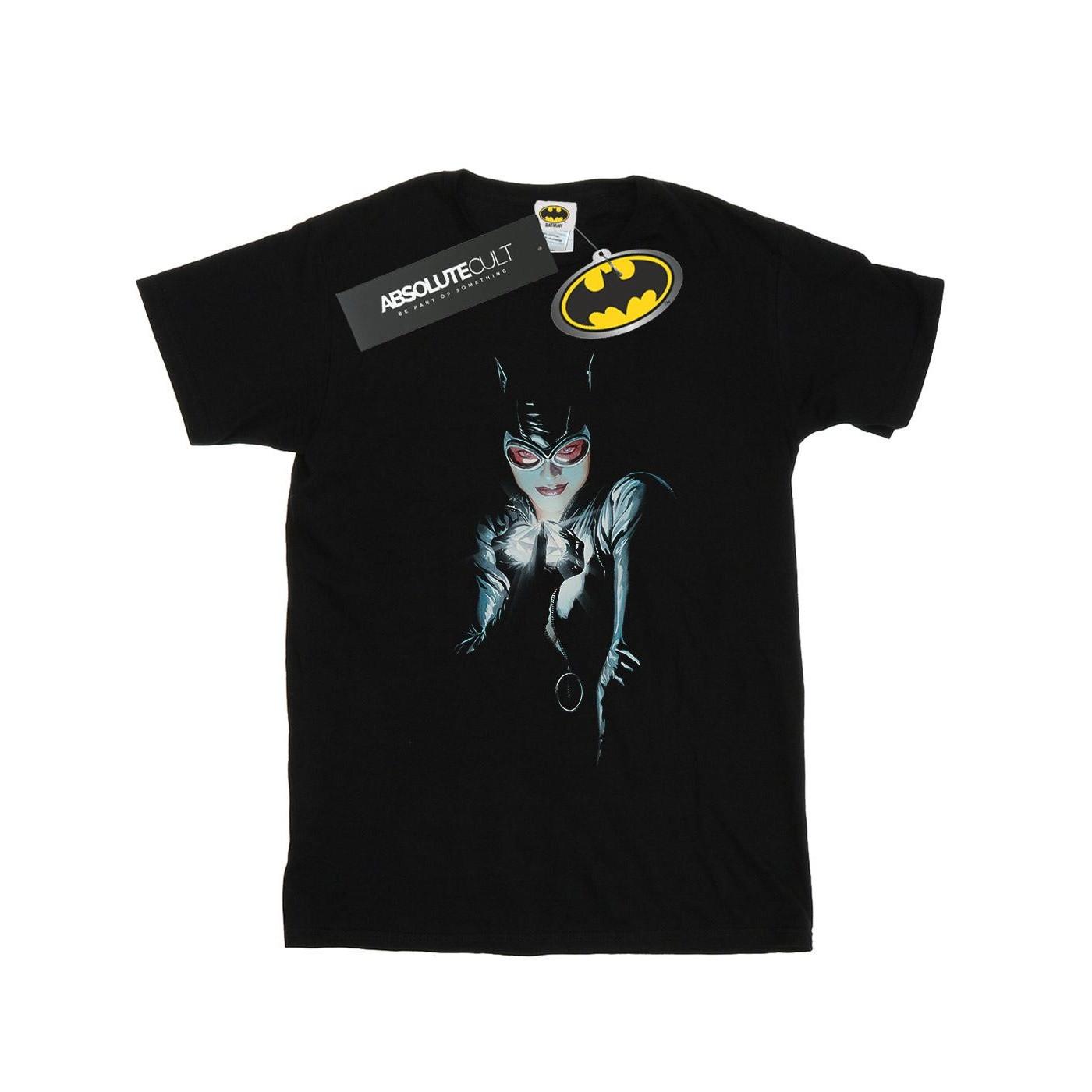 Batman Alex Ross Catwoman Tshirt Mädchen Schwarz 140/146 von DC COMICS