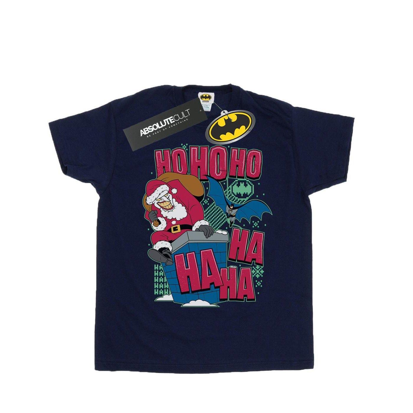 Batman And Joker Ha Ha Ha Ho Ho Ho Tshirt Damen Marine M von DC COMICS