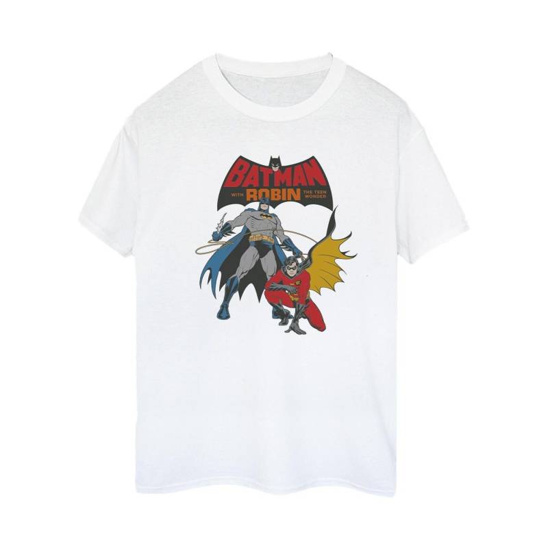 Batman And Robin Tshirt Damen Weiss 4XL von DC COMICS