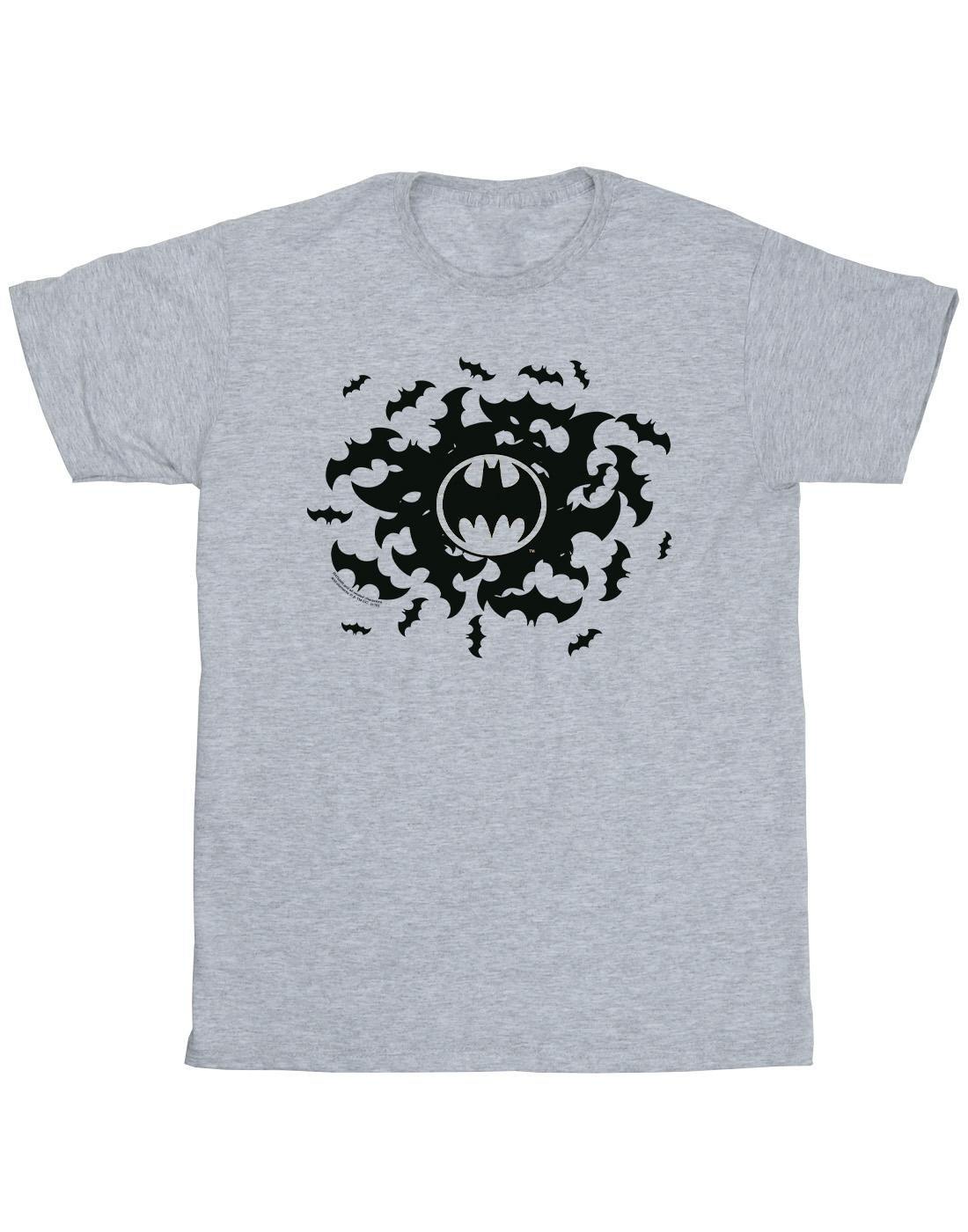 Batman Bat Swirl Tshirt Herren Grau 3XL von DC COMICS
