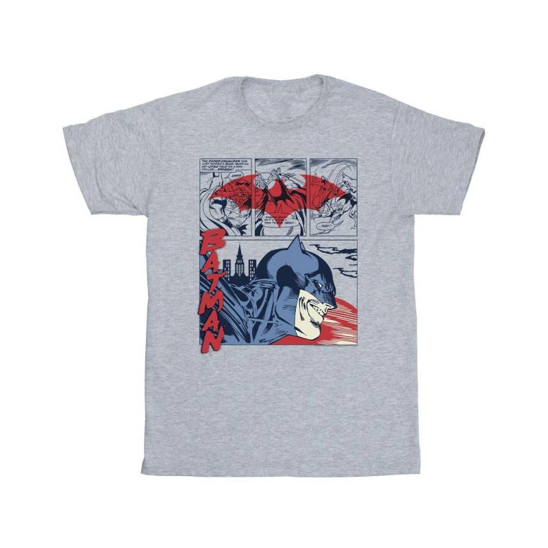 Batman Comic Strip Tshirt Herren Grau L von DC COMICS