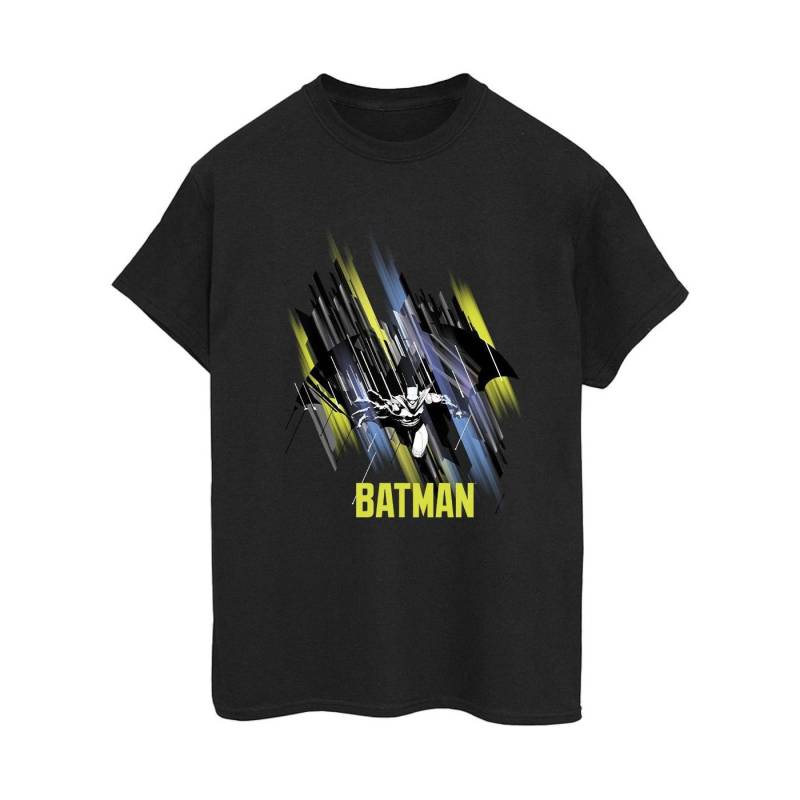 Batman Flying Batman Tshirt Damen Schwarz 4XL von DC COMICS