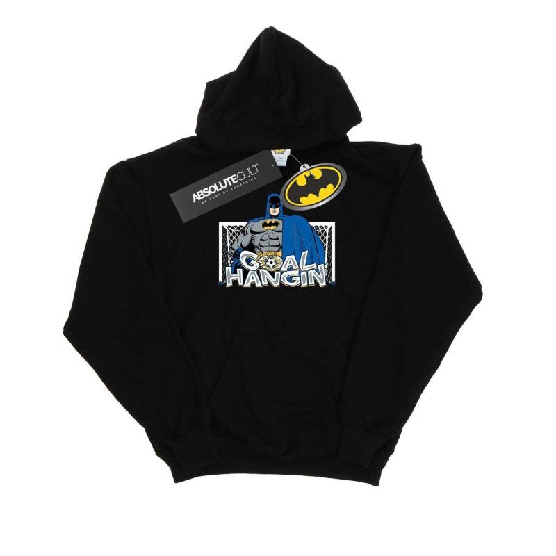 Batman Football Goal Hangin' Kapuzenpullover Herren Schwarz M von DC COMICS