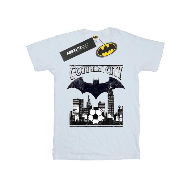 Batman Football Gotham City Tshirt Damen Weiss M von DC COMICS