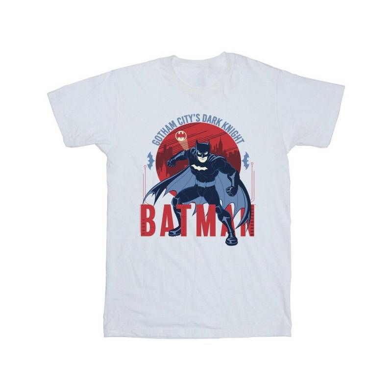 Batman Gotham City Tshirt Mädchen Weiss 140/146 von DC COMICS