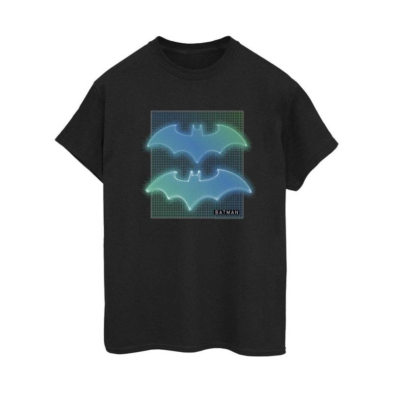 Batman Grid Gradient Tshirt Damen Schwarz 3XL von DC COMICS