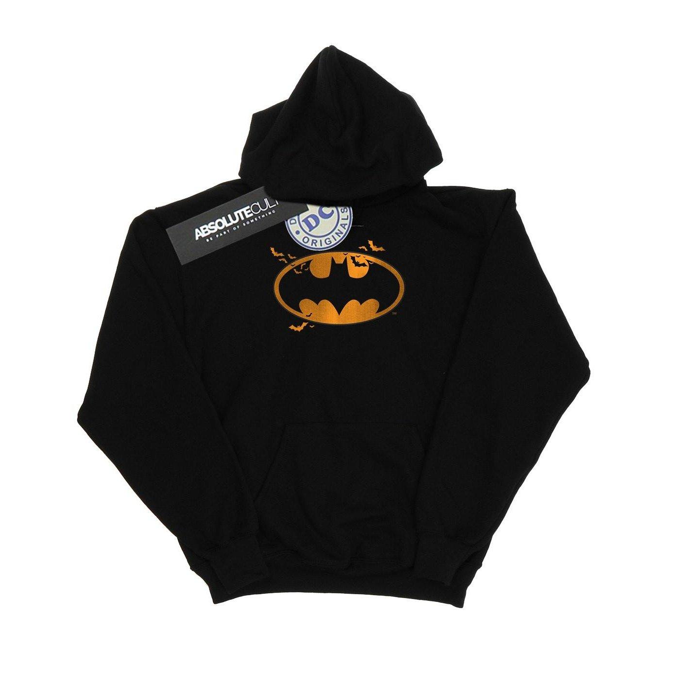 Batman Halloween Logo Kapuzenpullover Damen Schwarz S von DC COMICS