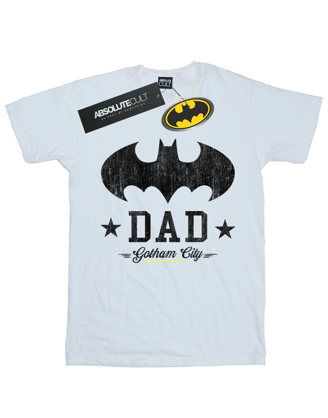 Batman I Am Bat Dad Tshirt Herren Weiss 5XL von DC COMICS