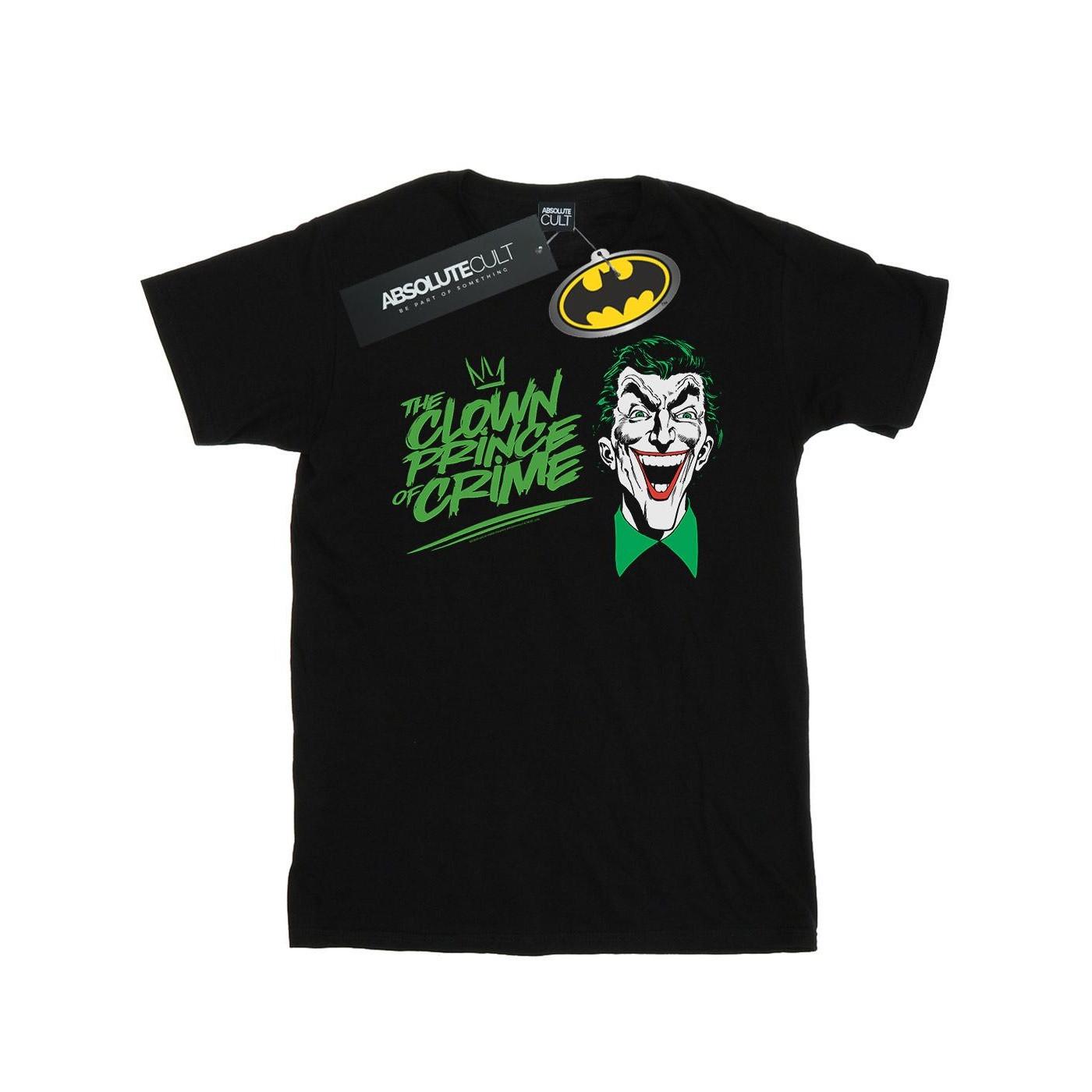 Batman Joker The Clown Prince Of Crime Tshirt Mädchen Schwarz 116 von DC COMICS