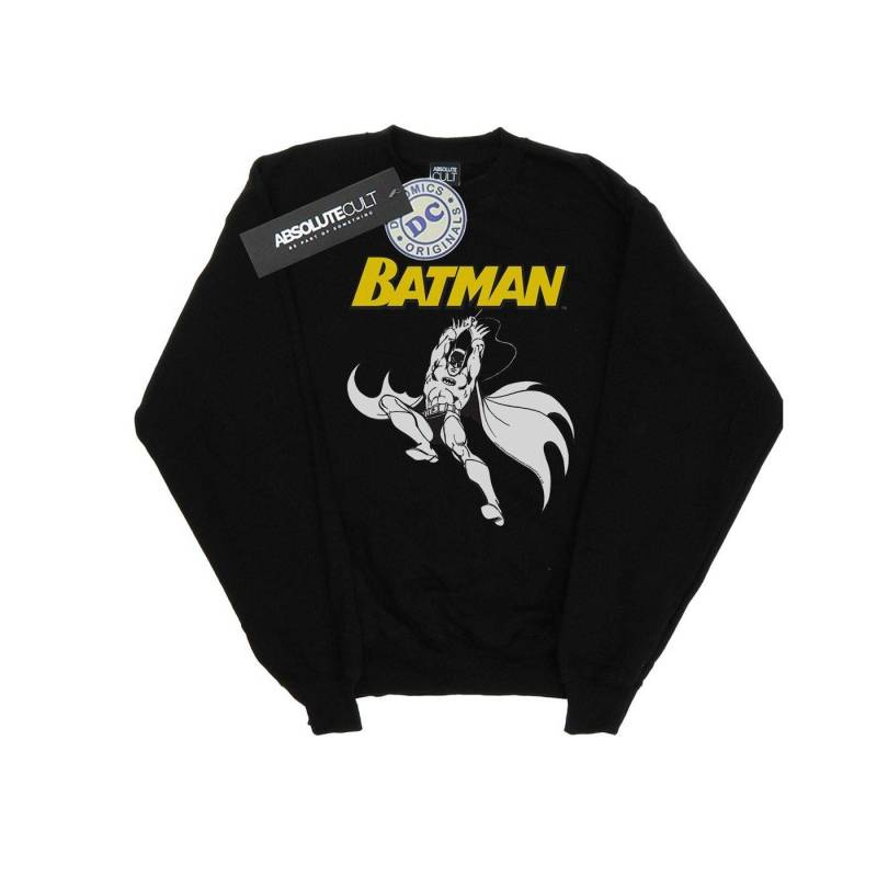 Batman Jump Sweatshirt Jungen Schwarz 128 von DC COMICS