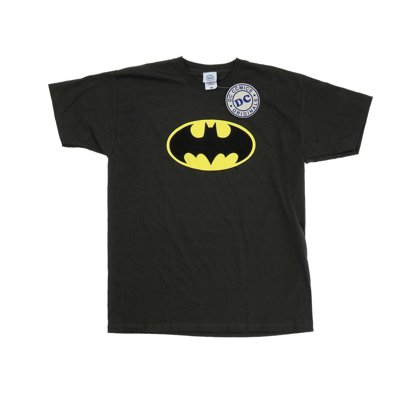 Batman Logo Tshirt Herren Taubengrau M von DC COMICS
