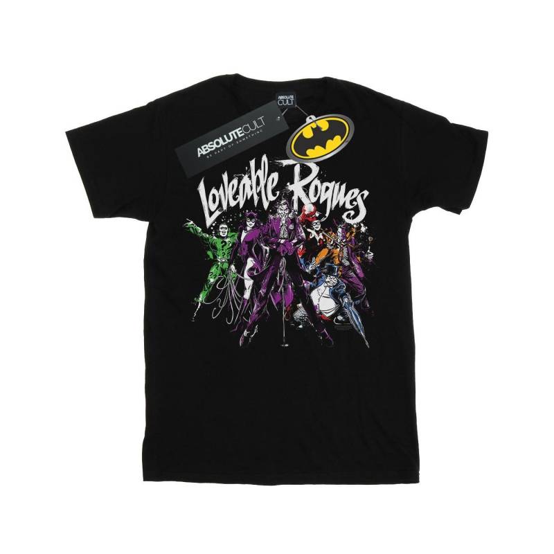 Batman Loveable Rogues Tshirt Damen Schwarz 3XL von DC COMICS