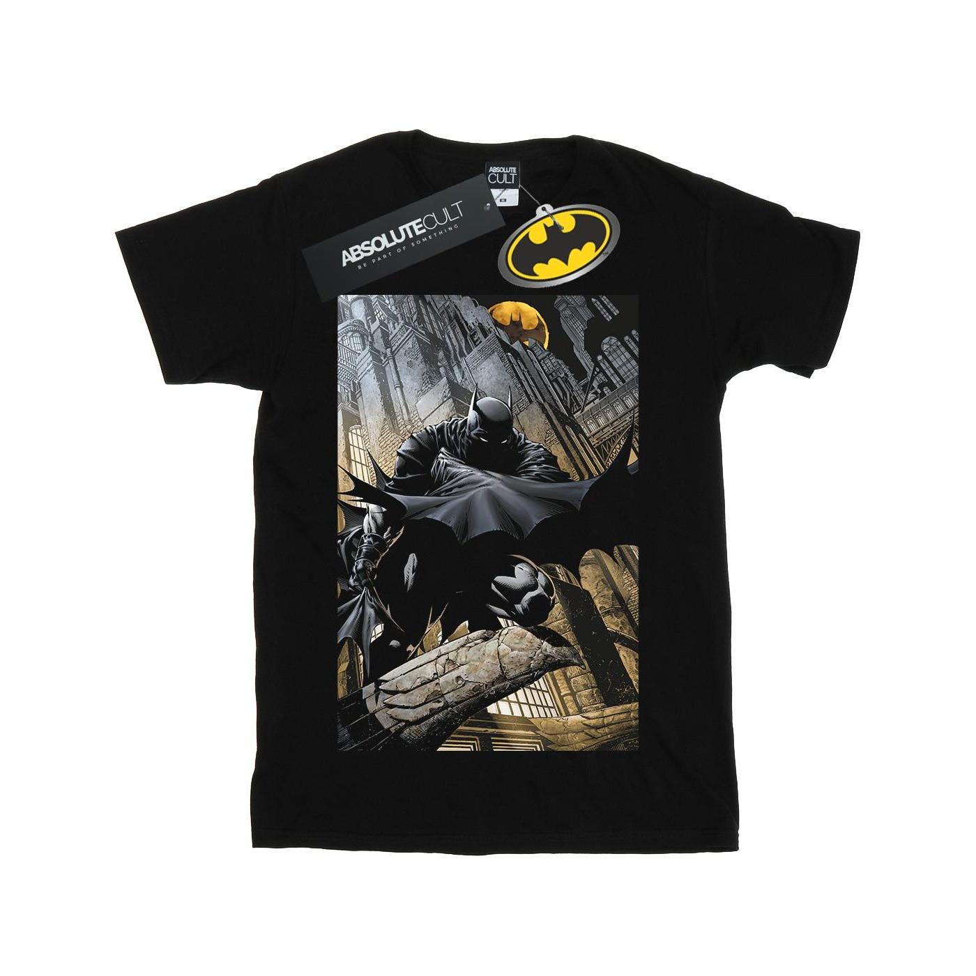 Batman Night Gotham City Tshirt Mädchen Schwarz 104 von DC COMICS