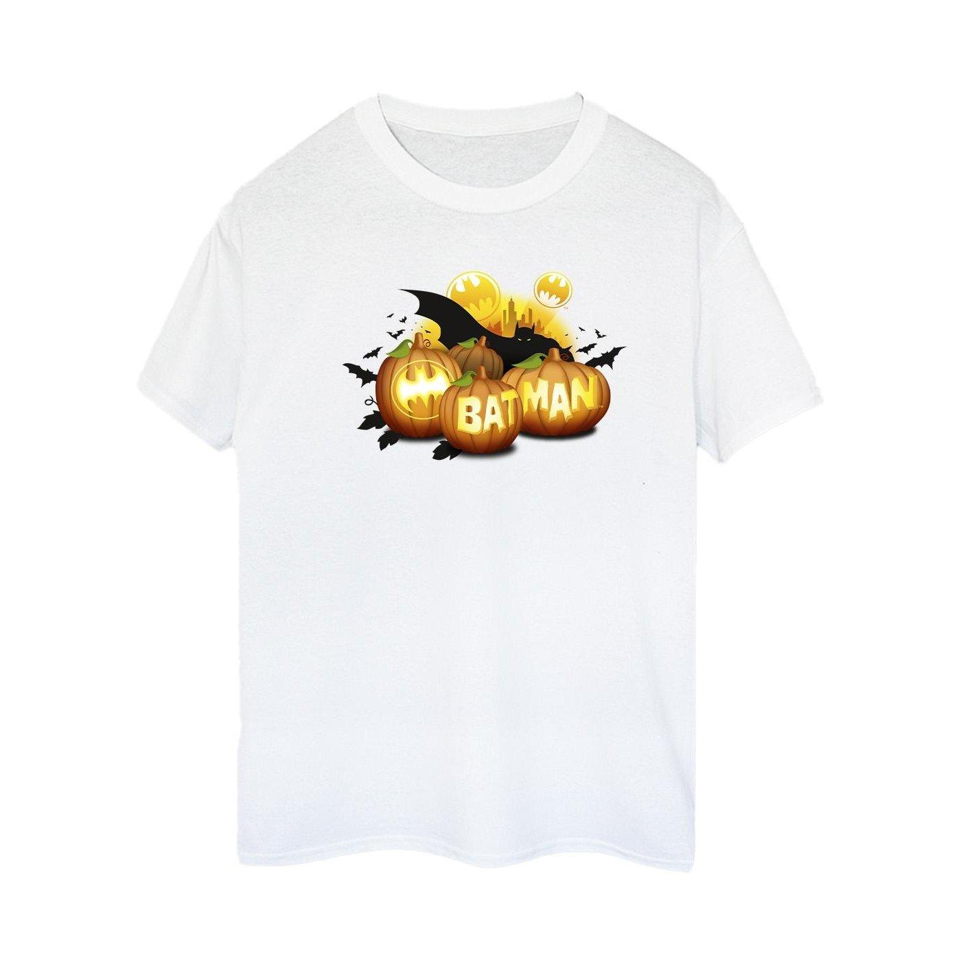 Batman Pumpkins Tshirt Damen Weiss S von DC COMICS