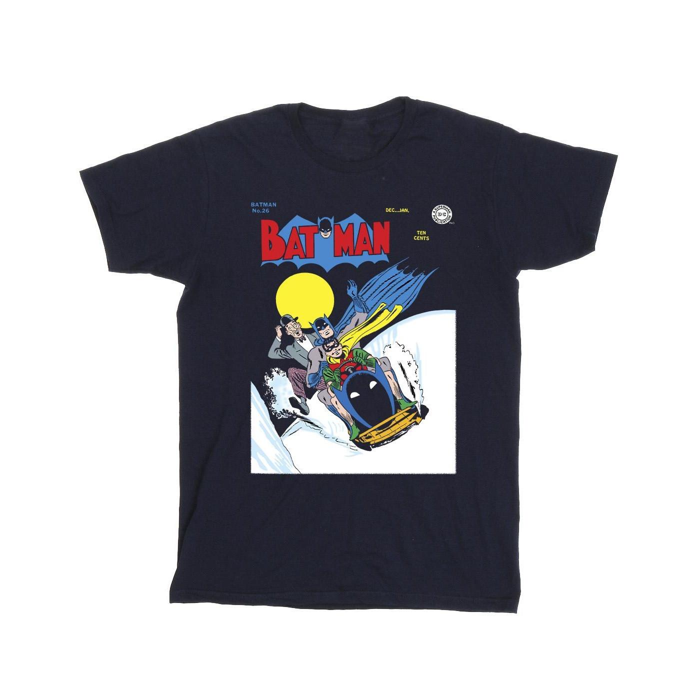 Batman Snow Mobile Tshirt Jungen Marine 128 von DC COMICS