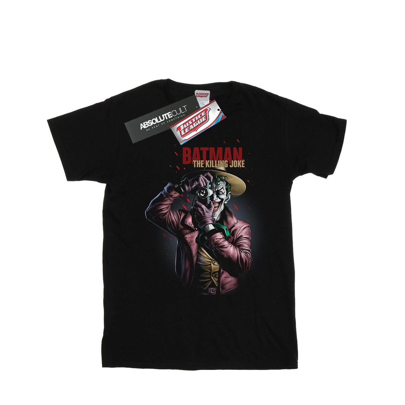 Batman The Killing Joke Tshirt Mädchen Schwarz 128 von DC COMICS