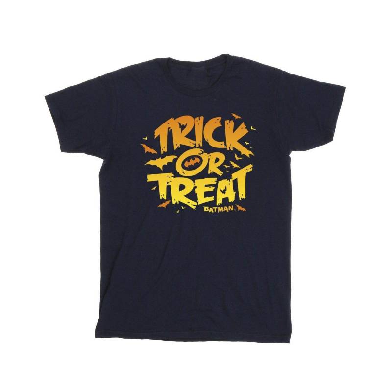 Batman Trick Or Treat Tshirt Mädchen Marine 104 von DC COMICS