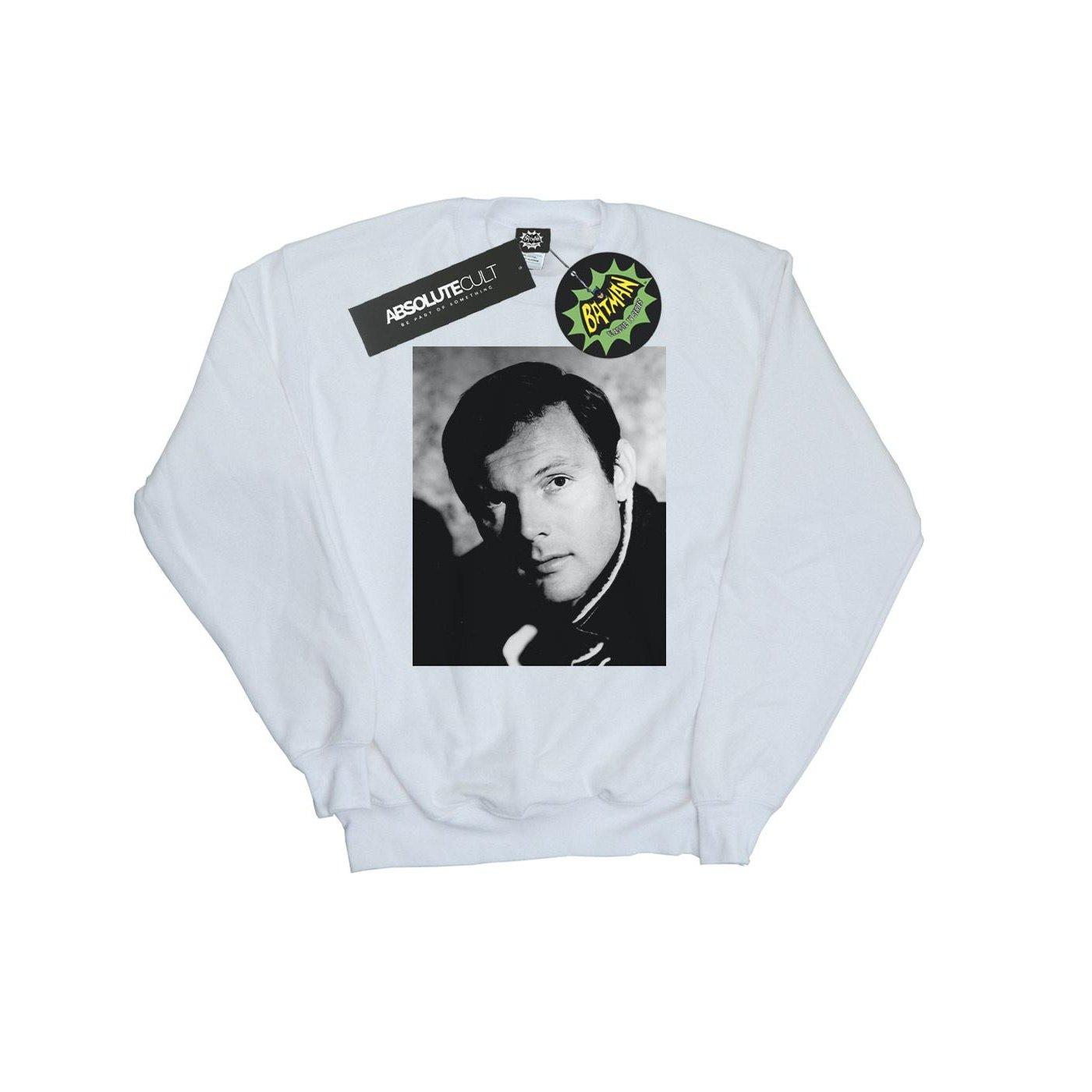 Batman Tv Series Adam West Photograph Sweatshirt Jungen Weiss 128 von DC COMICS