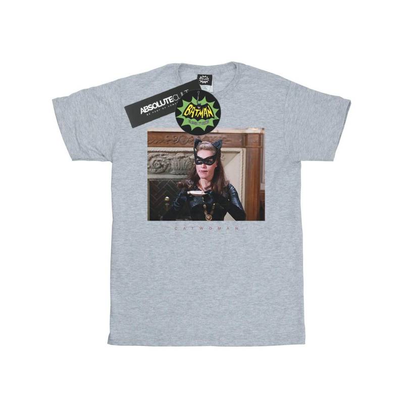 Batman Tv Series Catwoman Photo Tshirt Jungen Grau 116 von DC COMICS