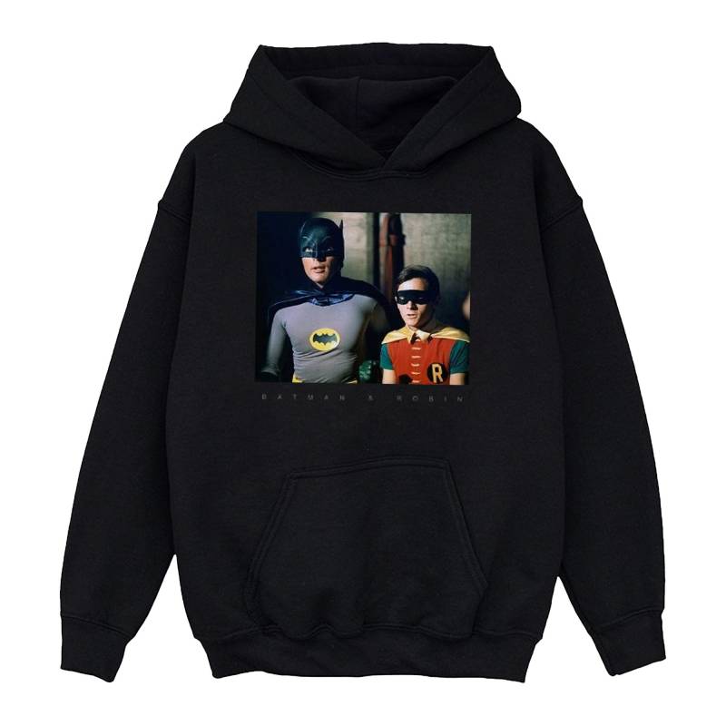 Batman Tv Series Dynamic Duo Photograph Kapuzenpullover Jungen Schwarz 116 von DC COMICS