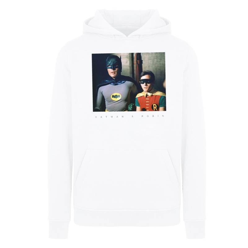 Batman Tv Series Dynamic Duo Photograph Kapuzenpullover Jungen Weiss 152-158 von DC COMICS