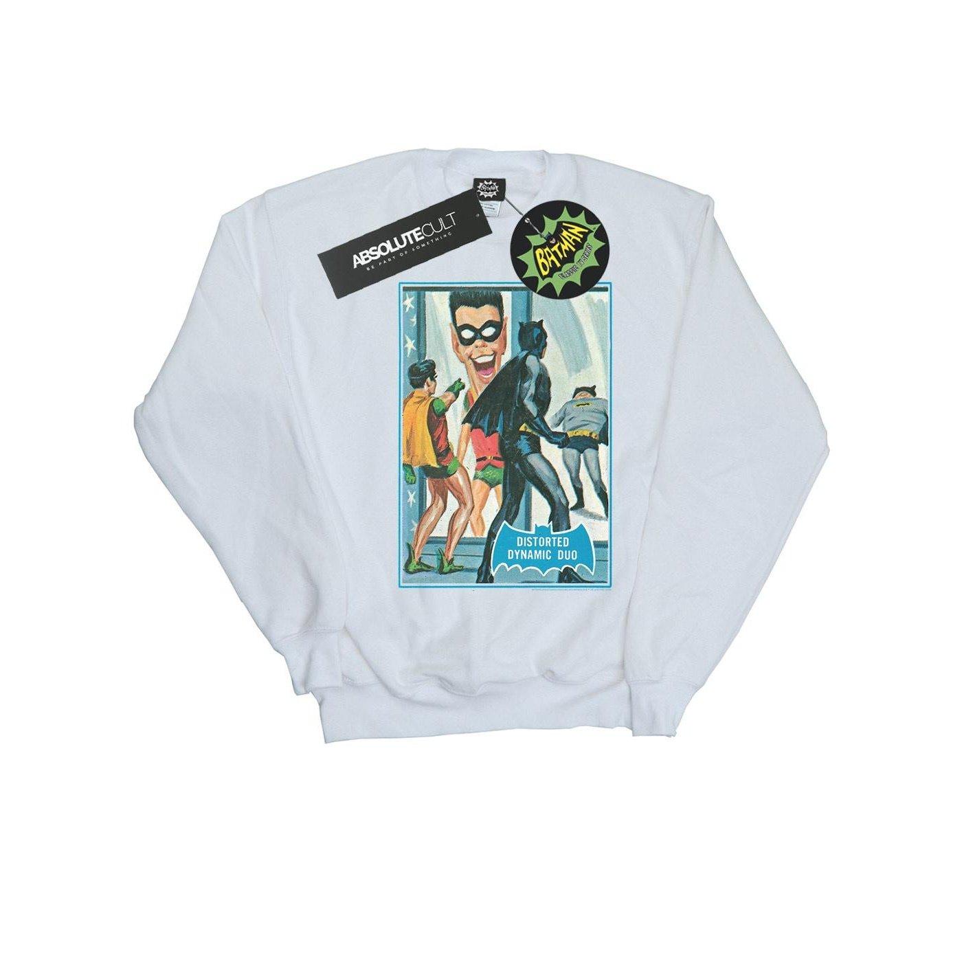 Batman Tv Series Dynamic Duo Sweatshirt Jungen Weiss 116 von DC COMICS