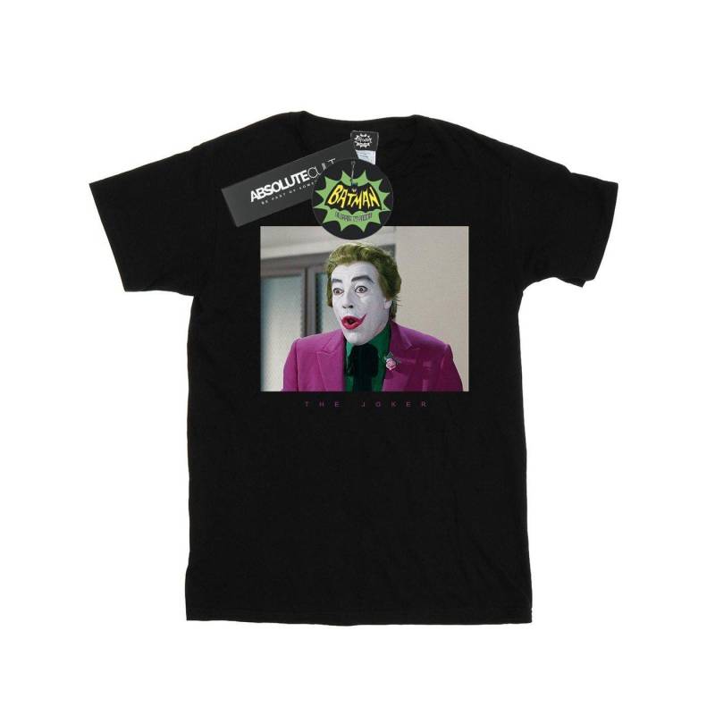 Batman Tv Series Joker Photograph Tshirt Damen Schwarz M von DC COMICS