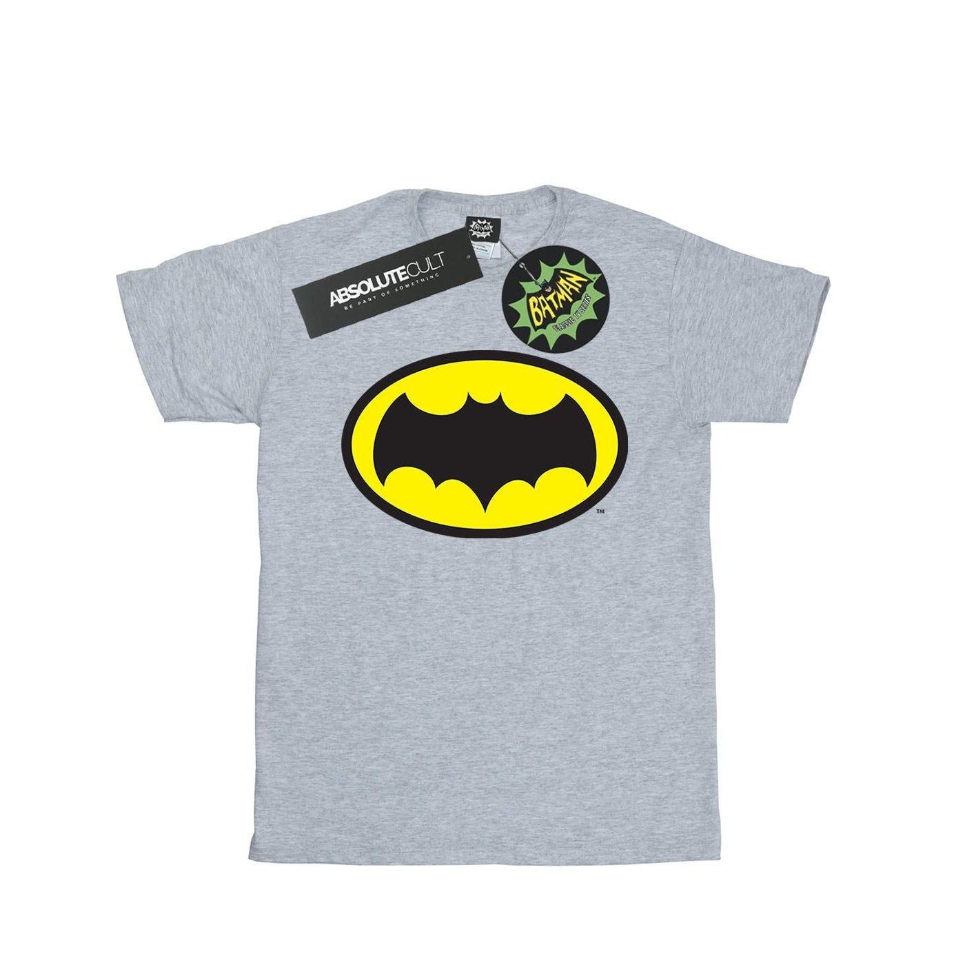 Batman Tv Series Logo Tshirt Herren Grau 3XL von DC COMICS