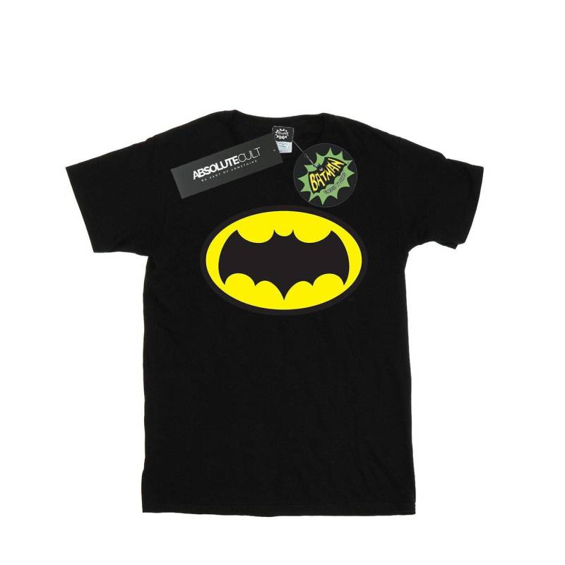 Batman Tv Series Logo Tshirt Herren Schwarz L von DC COMICS