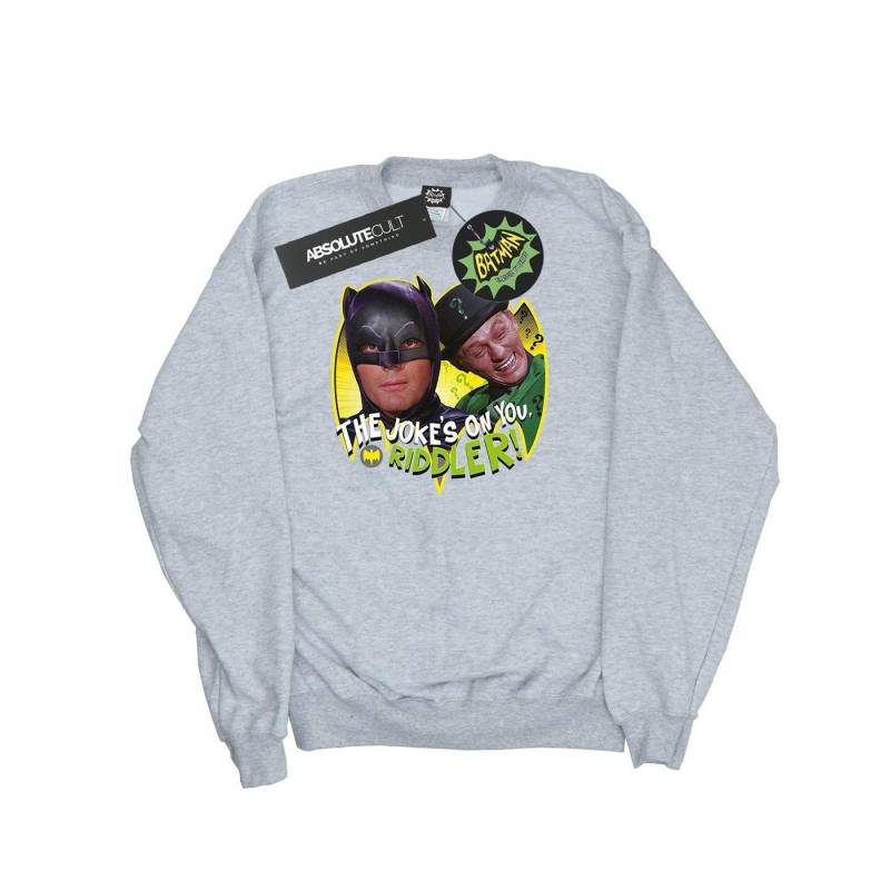 Batman Tv Series The Riddler Joke Sweatshirt Damen Grau L von DC COMICS