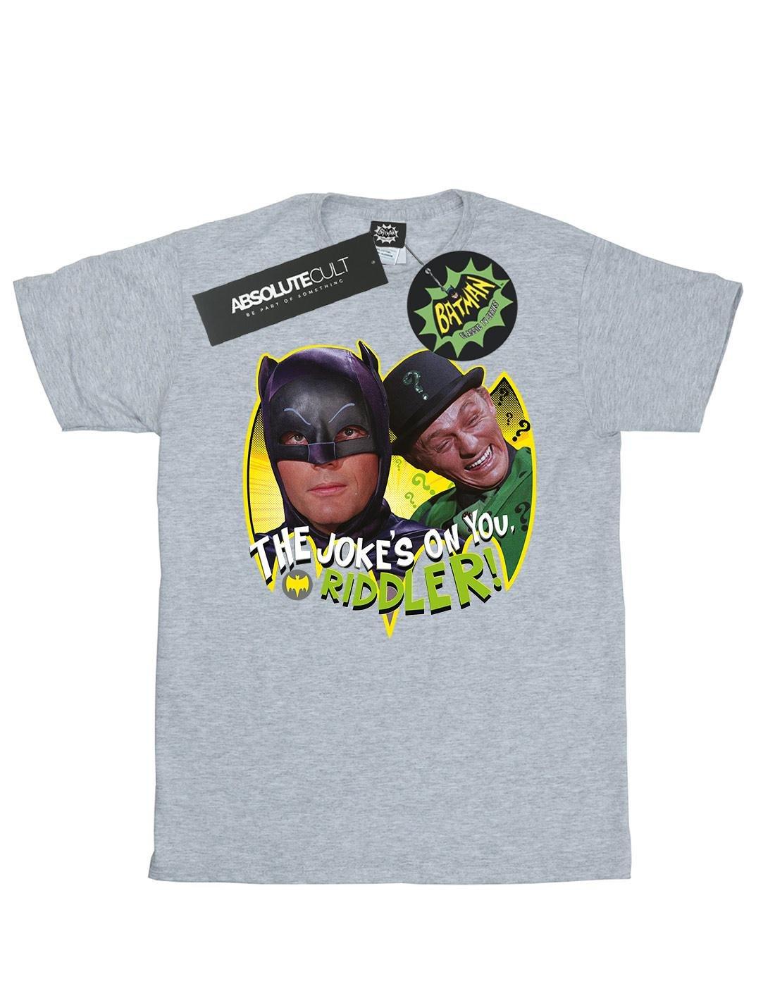 Batman Tv Series The Riddler Joke Tshirt Damen Grau 3XL von DC COMICS