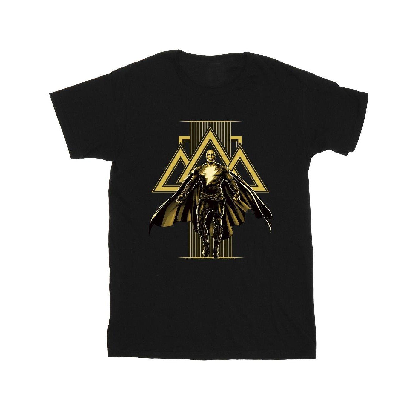 Black Adam Rising Golden Symbols Tshirt Herren Schwarz M von DC COMICS