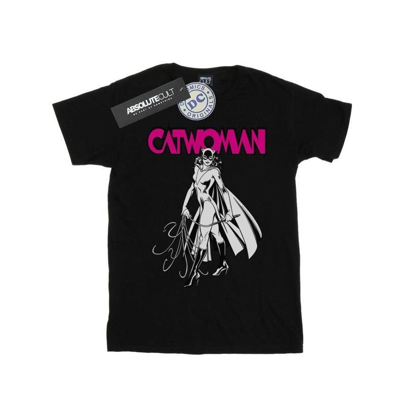 Catwoman Whip Tshirt Damen Schwarz XXL von DC COMICS