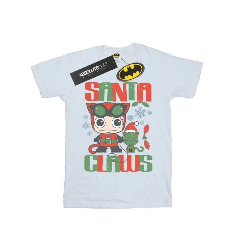 Chibi Catwoman Santa Claws Tshirt Damen Weiss 3XL von DC COMICS