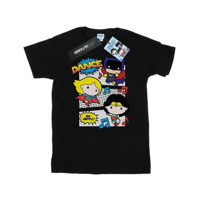 Chibi Super Friends Dance Tshirt Herren Schwarz 3XL von DC COMICS