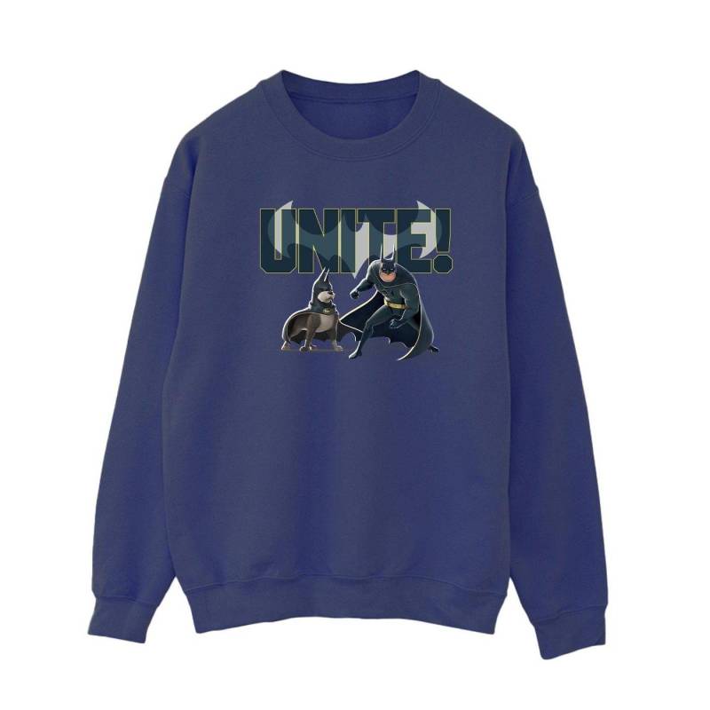 Dc League Of Superpets Unite Pair Sweatshirt Damen Marine L von DC COMICS