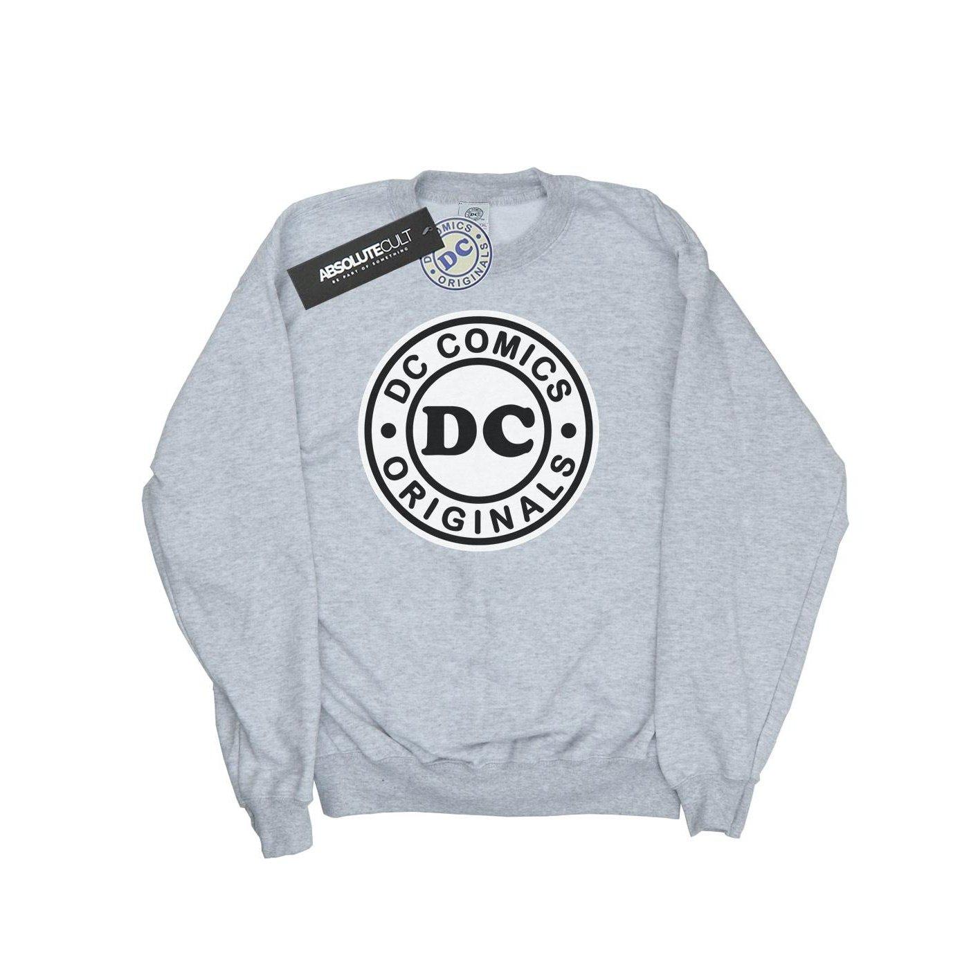 Dc Originals Logo Sweatshirt Jungen Grau 116 von DC COMICS