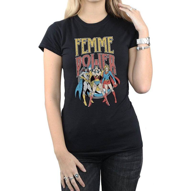 DC COMICS - Femme Power TShirt, für Damen, Schwarz, Größe XL von DC COMICS