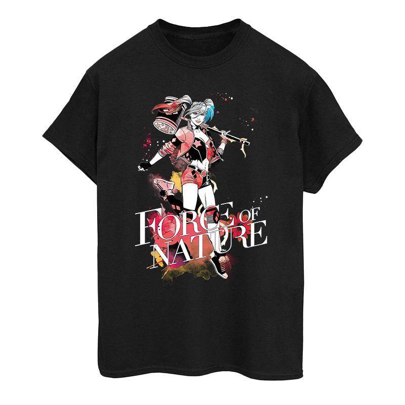 Harley Quinn Forces Of Nature Tshirt Damen Schwarz L von DC COMICS