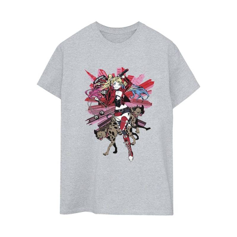 Harley Quinn Hyenas Tshirt Damen Grau 3XL von DC COMICS