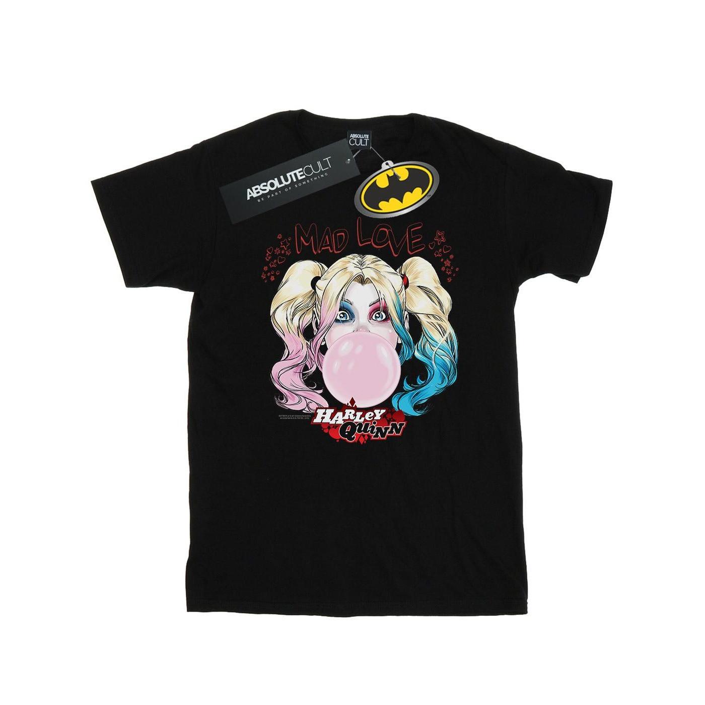 Harley Quinn Mad Love Tshirt Damen Schwarz XXL von DC COMICS