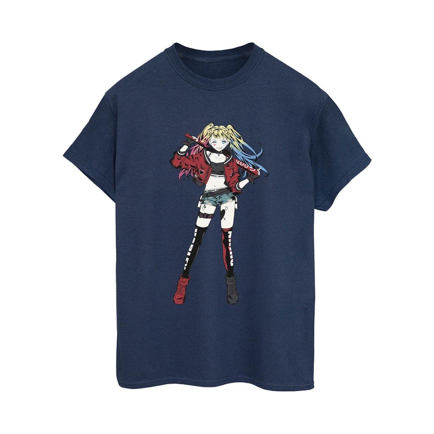 Harley Quinn Standing Pose Tshirt Damen Marine 3XL von DC COMICS