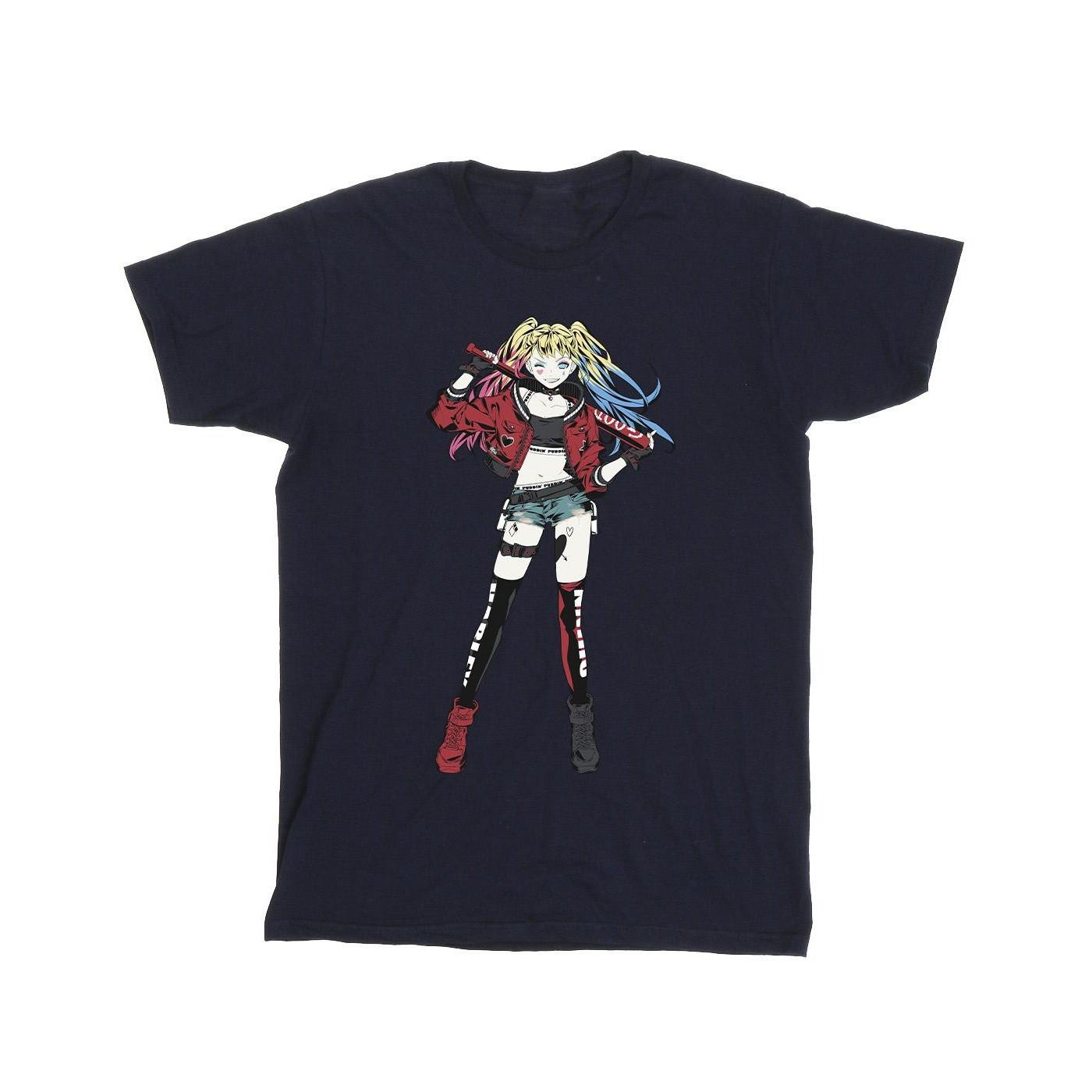 Harley Quinn Standing Pose Tshirt Herren Marine 4XL von DC COMICS