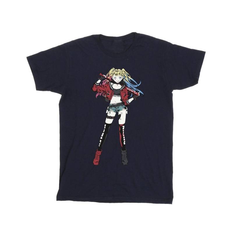 Harley Quinn Standing Pose Tshirt Herren Marine XL von DC COMICS