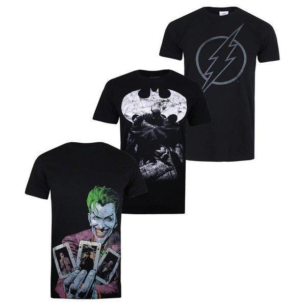 Heroes Tshirt (3erpack) Herren Schwarz L von DC COMICS